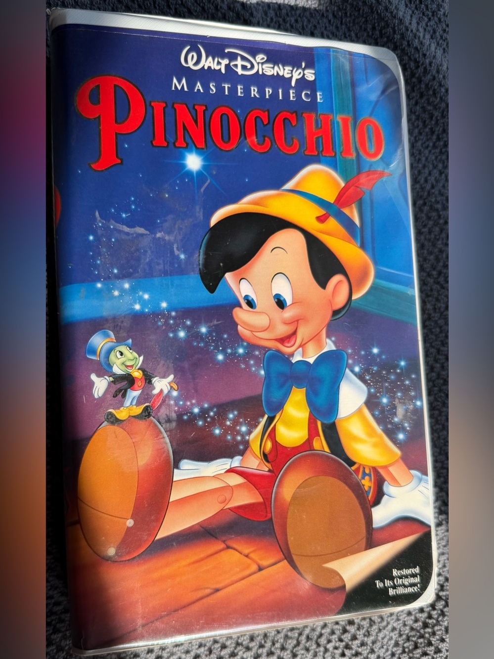 Disney Pinocchio VHS